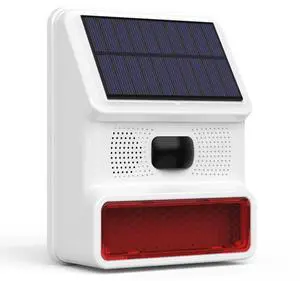 Solar Outdoor Wireless Motion Sensor Alarm,High-Decibel Siren with Sound and Strobe Light Motion SensorProtects Homes,Farms,Garages,Ranches & More,Deters Potential Threats,NO Remote or WiFi Solar Outdoor Wireless Motion Sensor Alarm,High-Decibel Siren with Sound and Strobe Light Motion SensorProtects Homes,Farms,Garages,Ranches & More,Deters Potential Threats,NO Remote or WiFi
