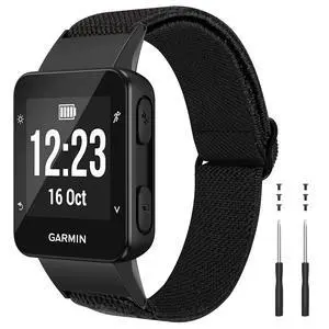 for Garmin Forerunner 35 Band, Elastic Braided Solo Loop Replacement Watch Strap for Garmin Forerunner 35 for Garmin Forerunner 35 Band, Elastic Braided Solo Loop Replacement Watch Strap for Garmin Forerunner 35