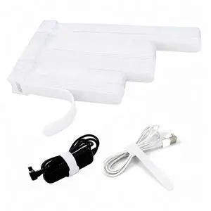 70 Pack Reusable Cable Ties, Multi-Size 4/6/8 Inch Hook and Loop Cord Ties, T-Type Microfiber Wire Manager for Electronics, Computer, PC, TV, Home and Office Organization (White) 70 Pack Reusable Cable Ties, Multi-Size 4/6/8 Inch Hook and Loop Cord Ties, T-Type Microfiber Wire Manager for Electronics, Computer, PC, TV, Home and Office Organization (White)