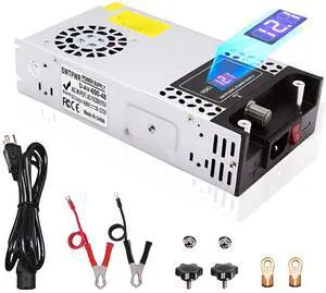 110V AC to DC 48V Converter 120V to 48V 12A 600W Power Supply | Voltage Adjustable Switching Power Supply for LED Strip Motor Pump CCTV Camera System Car Stereo 3D Printer 110V AC to DC 48V Converter 120V to 48V 12A 600W Power Supply | Voltage Adjustable Switching Power Supply for LED Strip Motor Pump CCTV Camera System Car Stereo 3D Printer