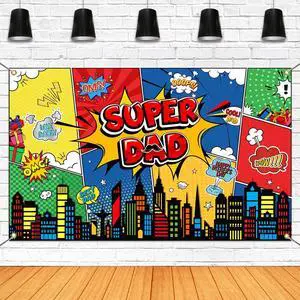 Happy Father's Day Backdrop Super Dad Banner Best Dad Ever Party Decortaions Happy Fathers Day Party Background for Photography (Red, 70.8 x 43.3 Inch) Happy Father's Day Backdrop Super Dad Banner Best Dad Ever Party Decortaions Happy Fathers Day Party Background for Photography (Red, 70.8 x 43.3 Inch)