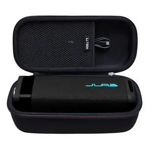 Case for JLab JBuds Party Portable Bluetooth Speaker | Hard EVA Shell, Water-Resistant, Shock Protection, Scratch-Resistant Interior, Portable Travel Storage Case Only Case for JLab JBuds Party Portable Bluetooth Speaker | Hard EVA Shell, Water-Resistant, Shock Protection, Scratch-Resistant Interior, Portable Travel Storage Case Only