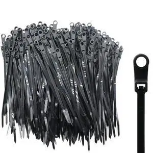 400pcs Zip Tie with Screw Hole, 4 inch Automotive Wire Self Locking Black Zip Ties Screw Zip Tie Mount (4") 400pcs Zip Tie with Screw Hole, 4 inch Automotive Wire Self Locking Black Zip Ties Screw Zip Tie Mount (4")