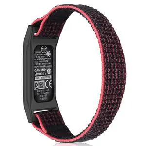 Sport Woven Nylon Strap Hoop&Loop Wristband Compatible with Garmin Vivofit 3/JR/JR2 Tracker Sport Woven Nylon Strap Hoop&Loop Wristband Compatible with Garmin Vivofit 3/JR/JR2 Tracker