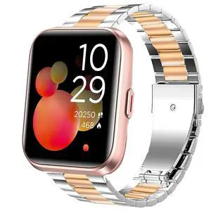 Quick Release Stainless Steel Metal Replacement Straps - Compatible with Quican, aeac, WMK, Fitpolo ID208 Plus 1.8 Inches Smart Watch Bands Quick Release Stainless Steel Metal Replacement Straps - Compatible with Quican, aeac, WMK, Fitpolo ID208 Plus 1.8 Inches Smart Watch Bands