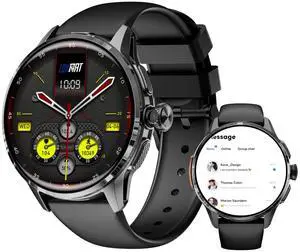4G SIM Card Smart Watch,1.6" AMOLED 3GB+32GB Android Smartwatch with Rotating Camera WiFi GPS Fitness Activity Tracker Watch for Men Women (Black) 4G SIM Card Smart Watch,1.6" AMOLED 3GB+32GB Android Smartwatch with Rotating Camera WiFi GPS Fitness Activity Tracker Watch for Men Women (Black)