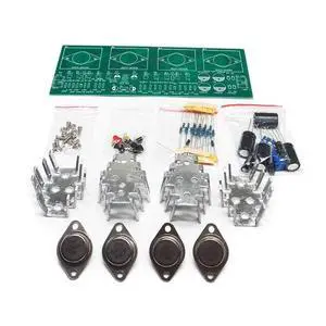 OCL Amplifier Board Kit Dual 100W High Power Two-Channel Pure Final Stage DIY Audio Stereo Amplifier Module Parts OCL Amplifier Board Kit Dual 100W High Power Two-Channel Pure Final Stage DIY Audio Stereo Amplifier Module Parts