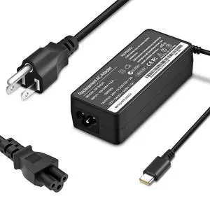 65W USB-C Laptop Charger,Compatible with Lenovo Thinkpad Chromebook ADLX65YCC3A/ADLX65YDC2A & Dell,HP,Asus,Acer...All Type-C Series Power Adapter 65W USB-C Laptop Charger,Compatible with Lenovo Thinkpad Chromebook ADLX65YCC3A/ADLX65YDC2A & Dell,HP,Asus,Acer...All Type-C Series Power Adapter