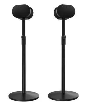 Speaker Stand for Sonos ERA 300, Premium Metal Design, Adjustable Floor Speaker Stand with Cable Management(2pcs, Black) Speaker Stand for Sonos ERA 300, Premium Metal Design, Adjustable Floor Speaker Stand with Cable Management(2pcs, Black)