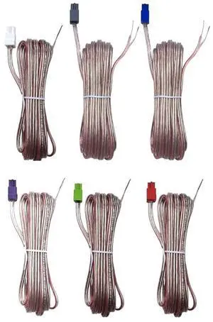 Red Gray Speaker Cables Sound Cord Compatible with Sony Home Cinema Theater System Red Gray Speaker Cables Sound Cord Compatible with Sony Home Cinema Theater System