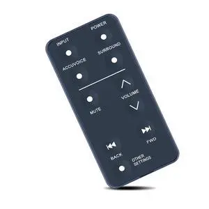 Replacement Remote Control for ZVOX Accuvoice SoundBar Speaker AV120 AV157 | AV200 AV257 AV355 AV357 SB380 SB400 SB500 SB700 Replacement Remote Control for ZVOX Accuvoice SoundBar Speaker AV120 AV157 | AV200 AV257 AV355 AV357 SB380 SB400 SB500 SB700