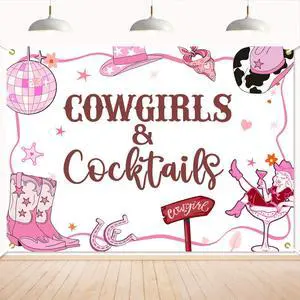 Cowgirls & Cocktails Backdrop - Disco Western Cowgirl Last Rodeo Decor, Pink Rodeo Boot & Horse Western Cowgirl Bridal Shower Decorations, Nashville Bachelorette Party Supplies 7x5ft Cowgirls & Cocktails Backdrop - Disco Western Cowgirl Last Rodeo Decor, Pink Rodeo Boot & Horse Western Cowgirl Bridal Shower Decorations, Nashville Bachelorette Party Supplies 7x5ft