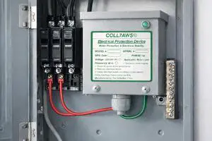 Whole House Electrical Protection Unit 50A-200A | Power Factor Correction Device | Voltage Stabilizer for Breaker Panel | 120/240V Whole House Electrical Protection Unit 50A-200A | Power Factor Correction Device | Voltage Stabilizer for Breaker Panel | 120/240V