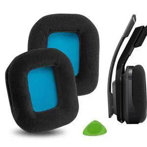 Comfort Velour Replacement Ear Pads Compatible with Astro Gaming A20 Headphones Ear Cushions, Repair Parts (Black Blue) Comfort Velour Replacement Ear Pads Compatible with Astro Gaming A20 Headphones Ear Cushions, Repair Parts (Black Blue)