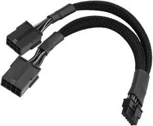 SQC118 12VHPWR PCIe 5.0 12-Pin to Dual 8-Pin (6+2) PCIe Adapter Cable for RTX 4090/4080/4070 Ti, PCI Express 5.0 GPU Power Adapter, 20cm Braided Cable SQC118 12VHPWR PCIe 5.0 12-Pin to Dual 8-Pin (6+2) PCIe Adapter Cable for RTX 4090/4080/4070 Ti, PCI Express 5.0 GPU Power Adapter, 20cm Braided Cable