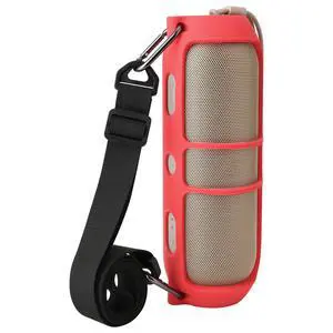 Silicone Cover Case for Beats Pill (2024 Release) Speaker, Travel Silicone Case Protective Carrier Holder Speaker Cover with Shoulder Strap (Case Only) (Red) Silicone Cover Case for Beats Pill (2024 Release) Speaker, Travel Silicone Case Protective Carrier Holder Speaker Cover with Shoulder Strap (Case Only) (Red)