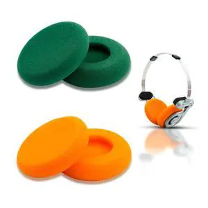GVOEARS Replacement Cushion Earpads for Koss Portapro Headphones 2 Pairs (Green&Orange) GVOEARS Replacement Cushion Earpads for Koss Portapro Headphones 2 Pairs (Green&Orange)