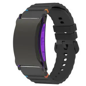 Compatible for Shock Clock Max Bands, New Silicone Woven Line Adjustable Replacement Strap Compatible for Pavlok Shock Clock 3, Max Compatible for Shock Clock Max Bands, New Silicone Woven Line Adjustable Replacement Strap Compatible for Pavlok Shock Clock 3, Max