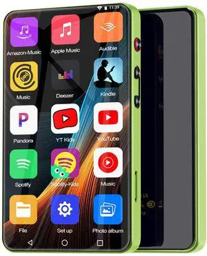 MP3 Player-Anti Scratch Shock Absorption 9H Hardness, HD Clear, 2 Pack. Player with Speaker for Kids,Green MP3 Player-Anti Scratch Shock Absorption 9H Hardness, HD Clear, 2 Pack. Player with Speaker for Kids,Green