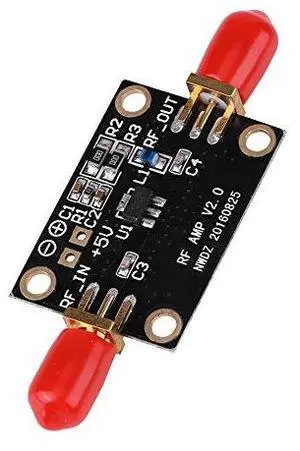 0.01-4GHZ 21DB Wideband LNA Amplifier Module High Gain Low Noise Amplifier for HAM Radio RTL SDR Broadband 0.01-4GHZ 21DB Wideband LNA Amplifier Module High Gain Low Noise Amplifier for HAM Radio RTL SDR Broadband