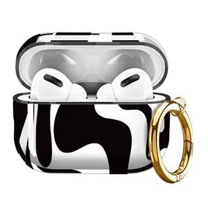 Compatible with AirPods Pro 2nd / 1st Generation Case, Shockproof Cover with Golden Buckle for Women & Girls, Protective Anti-Drop Design(Artistic Pattern) Compatible with AirPods Pro 2nd / 1st Generation Case, Shockproof Cover with Golden Buckle for Women & Girls, Protective Anti-Drop Design(Artistic Pattern)