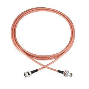 BNC Female Bulkhead to BNC Male Low Loss RG400 Coax Cable 9.8ft | for CB VHF UHF Ham Radio, Scanner Antenna, Oscilloscope, Wireless Microphone System BNC Female Bulkhead to BNC Male Low Loss RG400 Coax Cable 9.8ft | for CB VHF UHF Ham Radio, Scanner Antenna, Oscilloscope, Wireless Microphone System