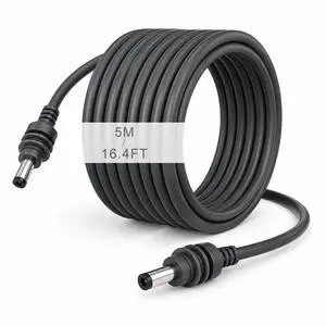 Starlink Mini Power Cable Compatible, DC to DC Cable with Waterproof 5.5mm x 2.1mm Connector, 16AWG PVC Cord (16.4FT) Starlink Mini Power Cable Compatible, DC to DC Cable with Waterproof 5.5mm x 2.1mm Connector, 16AWG PVC Cord (16.4FT)