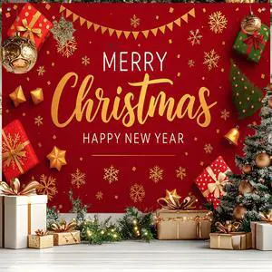 Christmas Party Backdrop Event Decorations 8 x 6 FT | Christmas Backdrop Holiday Party Banner Winter Display Snowflake Decor for Photo Booth Home Wall Festive Christmas Party Backdrop Event Decorations 8 x 6 FT | Christmas Backdrop Holiday Party Banner Winter Display Snowflake Decor for Photo Booth Home Wall Festive