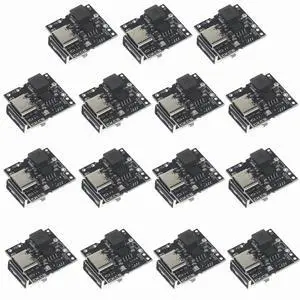 15PCS Type-C USB 5V 2A Boost Converter Step-Up Power Module Lithium Battery Charging Protection Board DIY Charger Kit with LED Display Charge Discharge Integrated System Not Welded USB Port 15PCS Type-C USB 5V 2A Boost Converter Step-Up Power Module Lithium Battery Charging Protection Board DIY Charger Kit with LED Display Charge Discharge Integrated System Not Welded USB Port