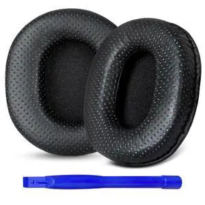Earpads Replacement for Audio Technica ATH M50X M50xBT2 M50xLAB M40X M30X M20X MSR7 SX1 Monitor Headphones, Ear Pads Cushions with Softer Protein Leather, High-Density Foam (Perforated-Black) Earpads Replacement for Audio Technica ATH M50X M50xBT2 M50xLAB M40X M30X M20X MSR7 SX1 Monitor Headphones, Ear Pads Cushions with Softer Protein Leather, High-Density Foam (Perforated-Black)