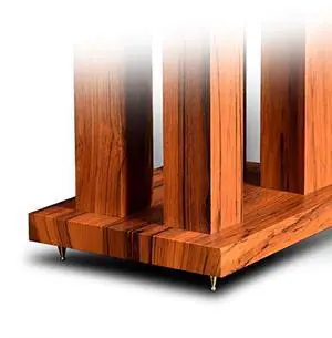M5 Speaker Stands HiFi Audio MDF Loudspeaker Racks 24 inch Supports 150 Lbs for Bookshelf Speakers Pair (PVC Wood Finish) M5 Speaker Stands HiFi Audio MDF Loudspeaker Racks 24 inch Supports 150 Lbs for Bookshelf Speakers Pair (PVC Wood Finish)