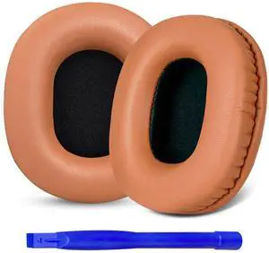 Earpads Replacement for Audio Technica ATH M50X M50xBT2 M50xLAB M40X M30X M20X MSR7 SX1 Monitor Headphones, Ear Pads Cushions with Softer Protein Leather, High-Density Foam (Brown) Earpads Replacement for Audio Technica ATH M50X M50xBT2 M50xLAB M40X M30X M20X MSR7 SX1 Monitor Headphones, Ear Pads Cushions with Softer Protein Leather, High-Density Foam (Brown)