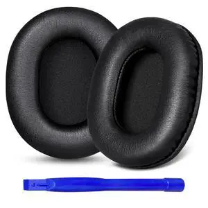 Earpads Replacement for Audio Technica ATH M50X M50xBT2 M50xLAB M40X M30X M20X MSR7 SX1 Monitor Headphones, Ear Pads Cushions with Softer Protein Leather, High-Density Foam (Black) Earpads Replacement for Audio Technica ATH M50X M50xBT2 M50xLAB M40X M30X M20X MSR7 SX1 Monitor Headphones, Ear Pads Cushions with Softer Protein Leather, High-Density Foam (Black)