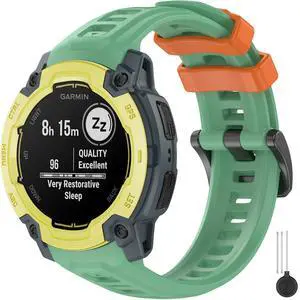 Silicone Band for Garmin Instinct 3/E 45mm Sport Strap, 22mm/26mm Waterproof Adjustable Watch Bracelet Replacement Wristband for Garmin Instinct 3 SOLAR/AMOLED for Men and Women Silicone Band for Garmin Instinct 3/E 45mm Sport Strap, 22mm/26mm Waterproof Adjustable Watch Bracelet Replacement Wristband for Garmin Instinct 3 SOLAR/AMOLED for Men and Women
