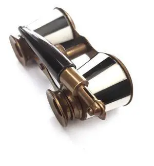 2.5 Inch Opera Glasses - Binoculars for Adults & Kids, Mother of Pearl Solid Brass, Pocket Size, Bird Watching, Hunting 2.5 Inch Opera Glasses - Binoculars for Adults & Kids, Mother of Pearl Solid Brass, Pocket Size, Bird Watching, Hunting