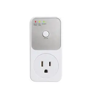 Refrigerator Voltage Protector, 120VAC 15A Single Outlet Surge Socket Protector for Refrigerator, TV, PC, Home Appliance with Delay Circuit (Max, 1800W) Refrigerator Voltage Protector, 120VAC 15A Single Outlet Surge Socket Protector for Refrigerator, TV, PC, Home Appliance with Delay Circuit (Max, 1800W)