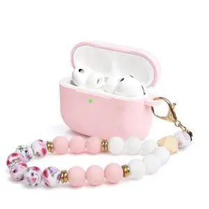 Full-Coverage dustproof Design for AirPods Pro 3 Case Cover with Cleaner Kit, Soft Silicone Cover for AirPods Pro 3rd Generation Comes with Keychain,Pink Marble Texture Full-Coverage dustproof Design for AirPods Pro 3 Case Cover with Cleaner Kit, Soft Silicone Cover for AirPods Pro 3rd Generation Comes with Keychain,Pink Marble Texture