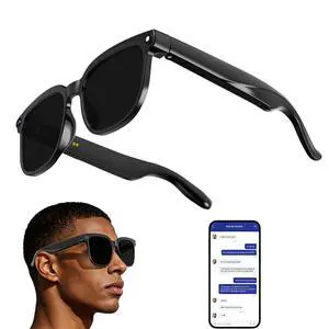 Smart Glasses with Camera, 8MP HD Anti-Shake Camera Glasses, 1080P Video Recording Dual Mic Sunglasses, Real Time Translation, Built-in ChatGPT Voice Assistant, Open-Ear Audio for Travel&Outdoor Smart Glasses with Camera, 8MP HD Anti-Shake Camera Glasses, 1080P Video Recording Dual Mic Sunglasses, Real Time Translation, Built-in ChatGPT Voice Assistant, Open-Ear Audio for Travel&Outdoor