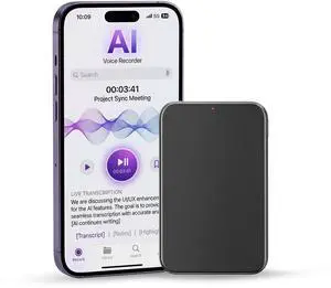 Note AI Voice Recorder Transcribe & Summarize for Classroom Records | 1200 AI Minutes/Month, No Subscription, 40H Recording, Dual ECM Mics, Notion Sync for Meetings Lectures Interviews Note AI Voice Recorder Transcribe & Summarize for Classroom Records | 1200 AI Minutes/Month, No Subscription, 40H Recording, Dual ECM Mics, Notion Sync for Meetings Lectures Interviews