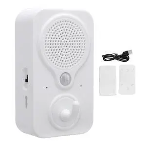 Motion Activated Sound Player, Welcome Doorbell DIY Voice Recordable PIR Infrared Motion Sensor Activated Voice Player, Body Detector for Door Greeter, Entry Alert Motion Activated Sound Player, Welcome Doorbell DIY Voice Recordable PIR Infrared Motion Sensor Activated Voice Player, Body Detector for Door Greeter, Entry Alert