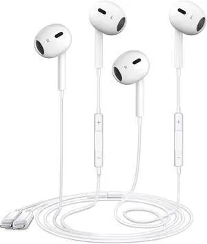 2 Packs Wired Earbuds Headphones for iPhone with Built-in Mic & Remote | Plug & Play HiFi Stereo Nosie Reduction Earphone Compatible with iPhone 14/13/12/11/XR/XS/X/8/7/SE Support All iOS System 2 Packs Wired Earbuds Headphones for iPhone with Built-in Mic & Remote | Plug & Play HiFi Stereo Nosie Reduction Earphone Compatible with iPhone 14/13/12/11/XR/XS/X/8/7/SE Support All iOS System