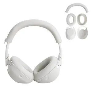 3 in 1 WH-1000XM6 Silicone Case Cover Set for Sony WH-1000XM6 Headphone | Anti-Scratch Ear Pad/Shell/Headband Cover,XM6 Soft Silicone Protector Accessorie,Washable Accessories,Platinum Sliver 3 in 1 WH-1000XM6 Silicone Case Cover Set for Sony WH-1000XM6 Headphone | Anti-Scratch Ear Pad/Shell/Headband Cover,XM6 Soft Silicone Protector Accessorie,Washable Accessories,Platinum Sliver