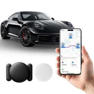 GPS Tracker for Vehicles, Real Time Tracker Device for Vehicles, No Monthly Fee Car Tracker, Work with Find My (iOS Only), MINI Vehicle Tracker with Magnetic Case GPS Tracker for Vehicles, Real Time Tracker Device for Vehicles, No Monthly Fee Car Tracker, Work with Find My (iOS Only), MINI Vehicle Tracker with Magnetic Case