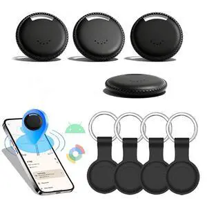 Google Find Hub Tracker for Android, Global GPS Locator with UWB Radar, Air Tags-4 Pack, 2-Year Battery, IP65 Waterproof - Find Keys/Wallets Effortlessly (Android) Google Find Hub Tracker for Android, Global GPS Locator with UWB Radar, Air Tags-4 Pack, 2-Year Battery, IP65 Waterproof - Find Keys/Wallets Effortlessly (Android)