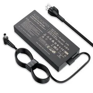 200W Gaming Laptop Charger for Asus ROG Zephyrus Strix Zenbook TUF Dash | AC Adapter Replacement for Asus TUF A15 F15 F17, Strix G17 G513 G713 G731, ADP-200JB D, 20V 10A Round Tip Power Supply Cord 200W Gaming Laptop Charger for Asus ROG Zephyrus Strix Zenbook TUF Dash | AC Adapter Replacement for Asus TUF A15 F15 F17, Strix G17 G513 G713 G731, ADP-200JB D, 20V 10A Round Tip Power Supply Cord
