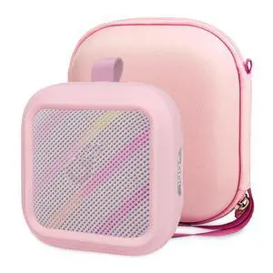 Protective Case for Anker Soundcore Boom Go 3i Bluetooth Speaker | Hard Carrying Case and Silicone Cover for Soundcore Boom Go 3i Speaker Accessories (Pink Case) Protective Case for Anker Soundcore Boom Go 3i Bluetooth Speaker | Hard Carrying Case and Silicone Cover for Soundcore Boom Go 3i Speaker Accessories (Pink Case)