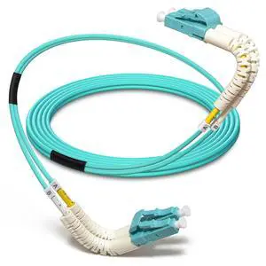 Tighter Bend Radius Multimode Duplex OM3 Fiber Cable 6 Feet / 2m (40Gb 10Gb, LC to LC, 50/125 Fiber Optic Cable, Fiber Patch Cable) Tighter Bend Radius Multimode Duplex OM3 Fiber Cable 6 Feet / 2m (40Gb 10Gb, LC to LC, 50/125 Fiber Optic Cable, Fiber Patch Cable)