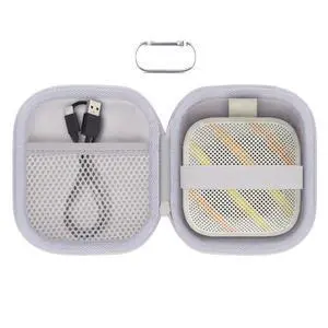 for Anker Soundcore Boom Go 3i Bluetooth Speaker Hard Travel Case, White | Travel Protective Storage Bag with Mesh Pocket & Hand Strap, Shockproof EVA Shell and Soft Lining, Portable Bag Replacement for Anker Soundcore Boom Go 3i Bluetooth Speaker Hard Travel Case, White | Travel Protective Storage Bag with Mesh Pocket & Hand Strap, Shockproof EVA Shell and Soft Lining, Portable Bag Replacement