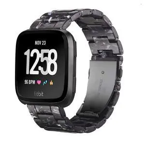 Band Replacement for Fitbit Versa/Versa 2 Smart Watch/Special/Lite Edition, Fashion Resin Wristbands Women Men Replacement Bracelet Metal Stainless Steel Rose Gold Buckle Band Replacement for Fitbit Versa/Versa 2 Smart Watch/Special/Lite Edition, Fashion Resin Wristbands Women Men Replacement Bracelet Metal Stainless Steel Rose Gold Buckle