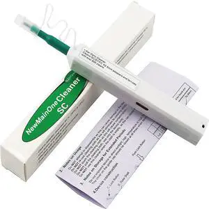 Fiber Optic Connector Cleaning Pen,Fiber Optic Cleaner Pen for 2.5mm Ferrules SC,FC,ST,SC/APC and FC/APC,800+ Clean Times Fiber Optic Connector Cleaning Pen,Fiber Optic Cleaner Pen for 2.5mm Ferrules SC,FC,ST,SC/APC and FC/APC,800+ Clean Times